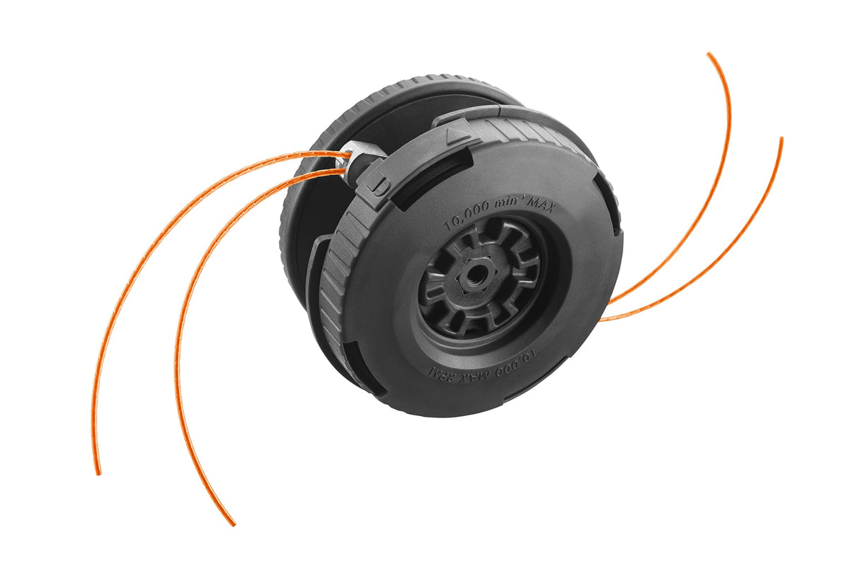 REEL EASY+ 2-in-1 Pivoting Fixed Line and Bladed Head For Bump Feed Trimmers Image 2