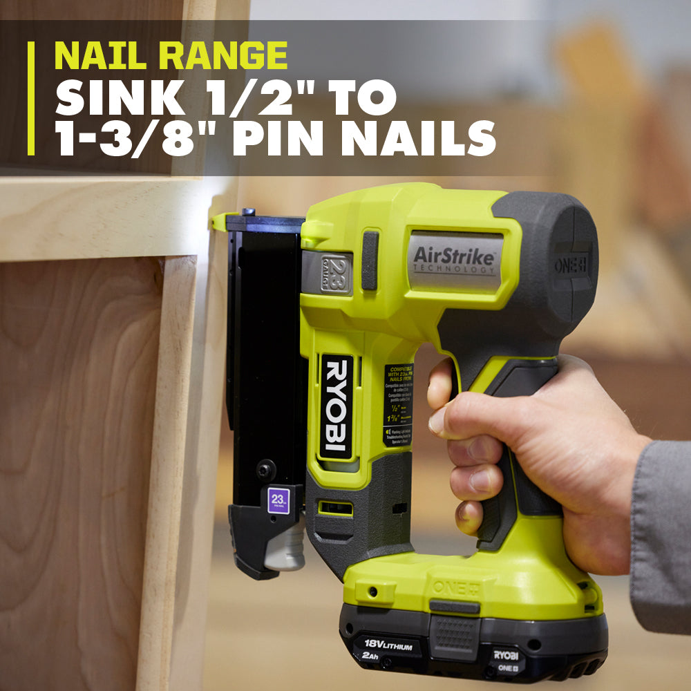 18V ONE+ AIRSTRIKE 23GA PIN NAILER Image 4