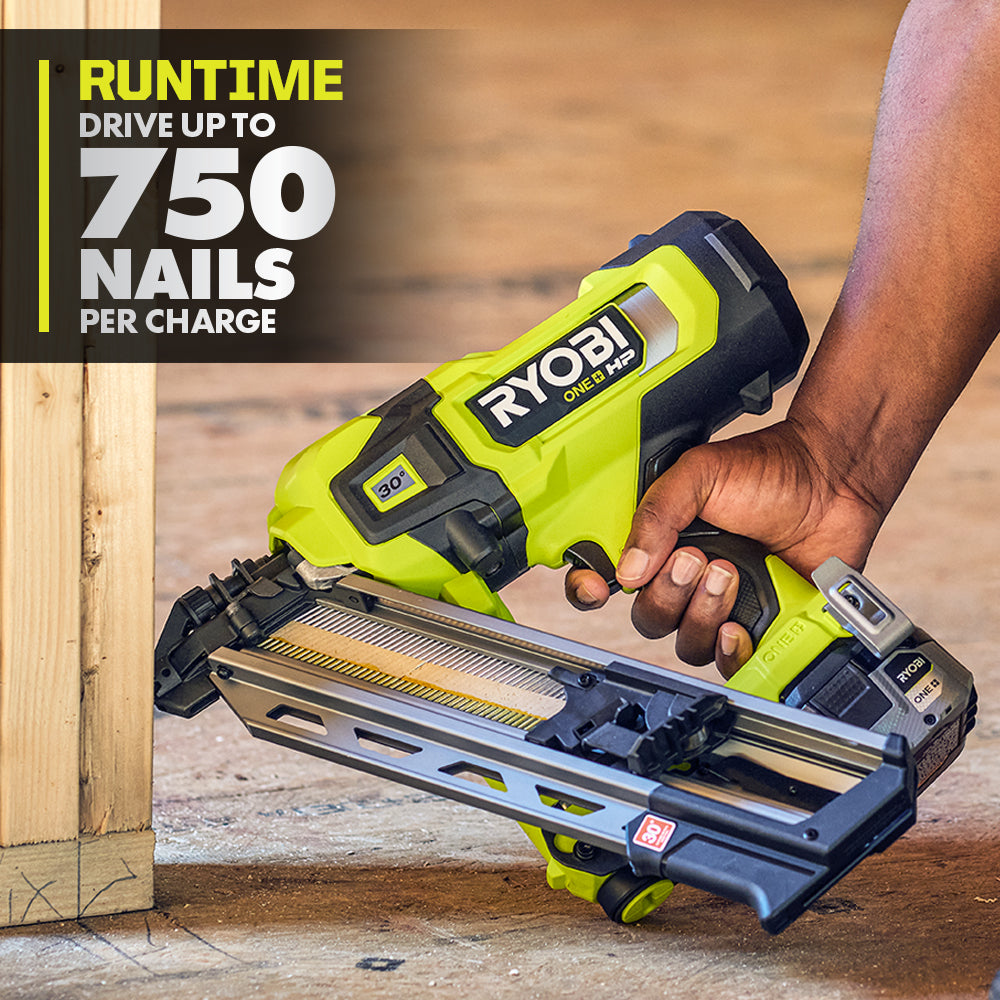 18V ONE+ HP BRUSHLESS 30° AIRSTRIKE FRAMING NAILER KIT Image 3