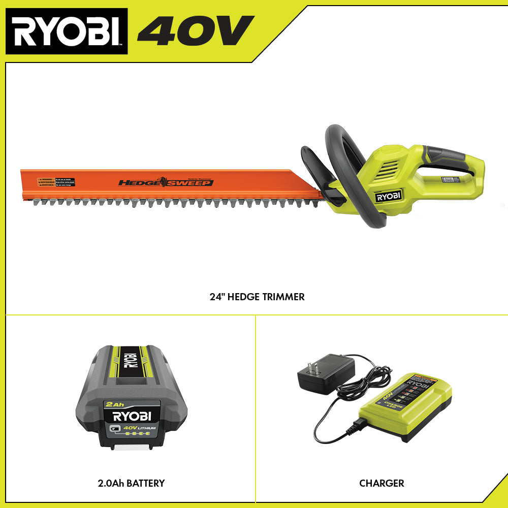 40V 24" HEDGE TRIMMER KIT Image 3