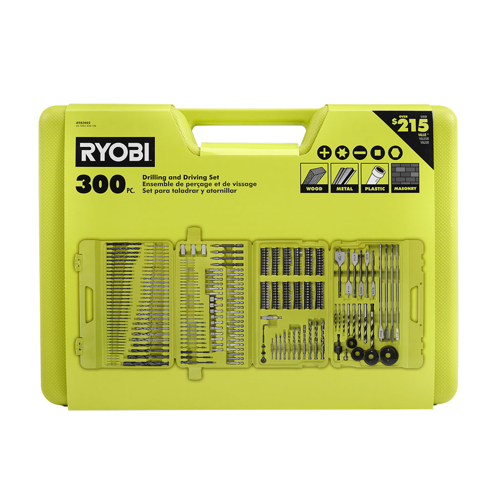 Multi-Material Drill and Drive Kit (300-Piece) with Case