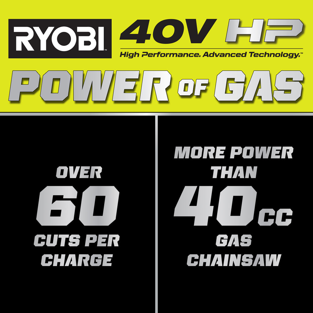 40V HP Brushless 16" Chainsaw