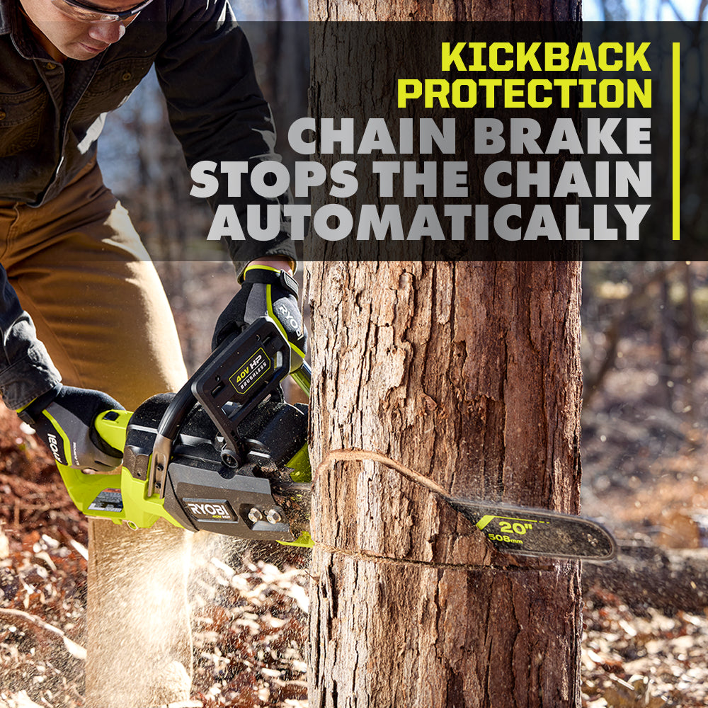 40V HP Brushless 20" Chainsaw Kit