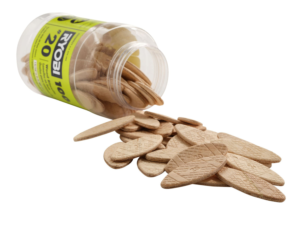 #20 Wood Biscuits (100 PC.) Image 2