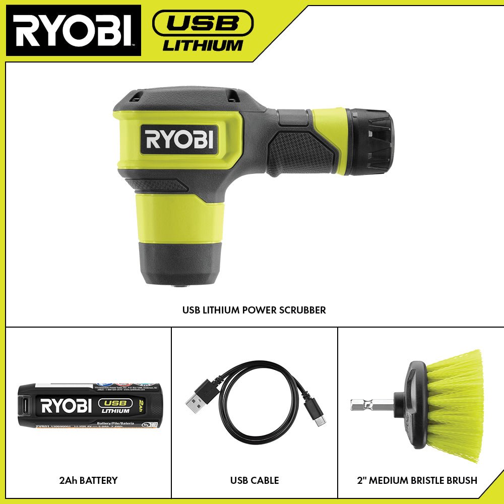 USB LITHIUM POWER SCRUBBER KIT Image 3