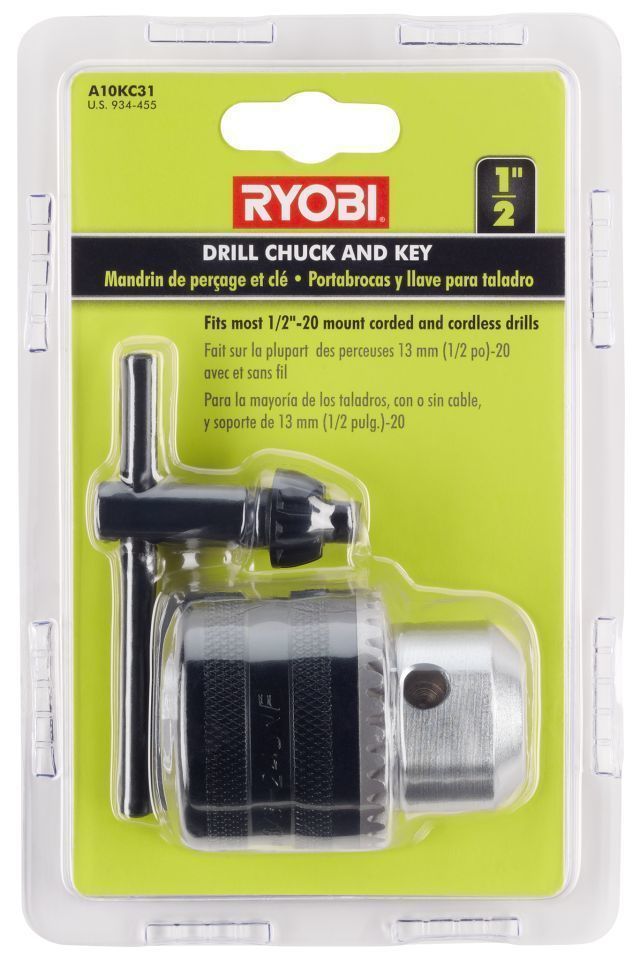 RYOBI 1/2 DRILL CHUCK & KEY Image 1