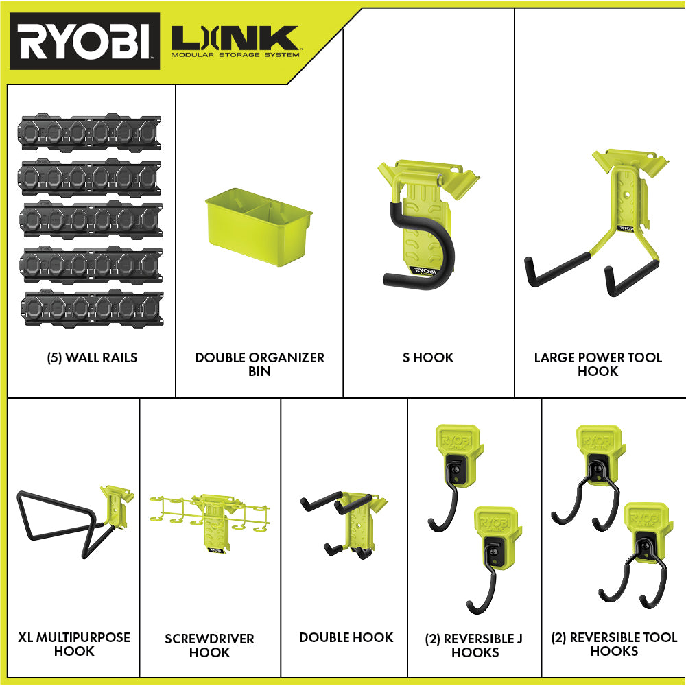 15 PC. LINK WALL STORAGE KIT Image 2