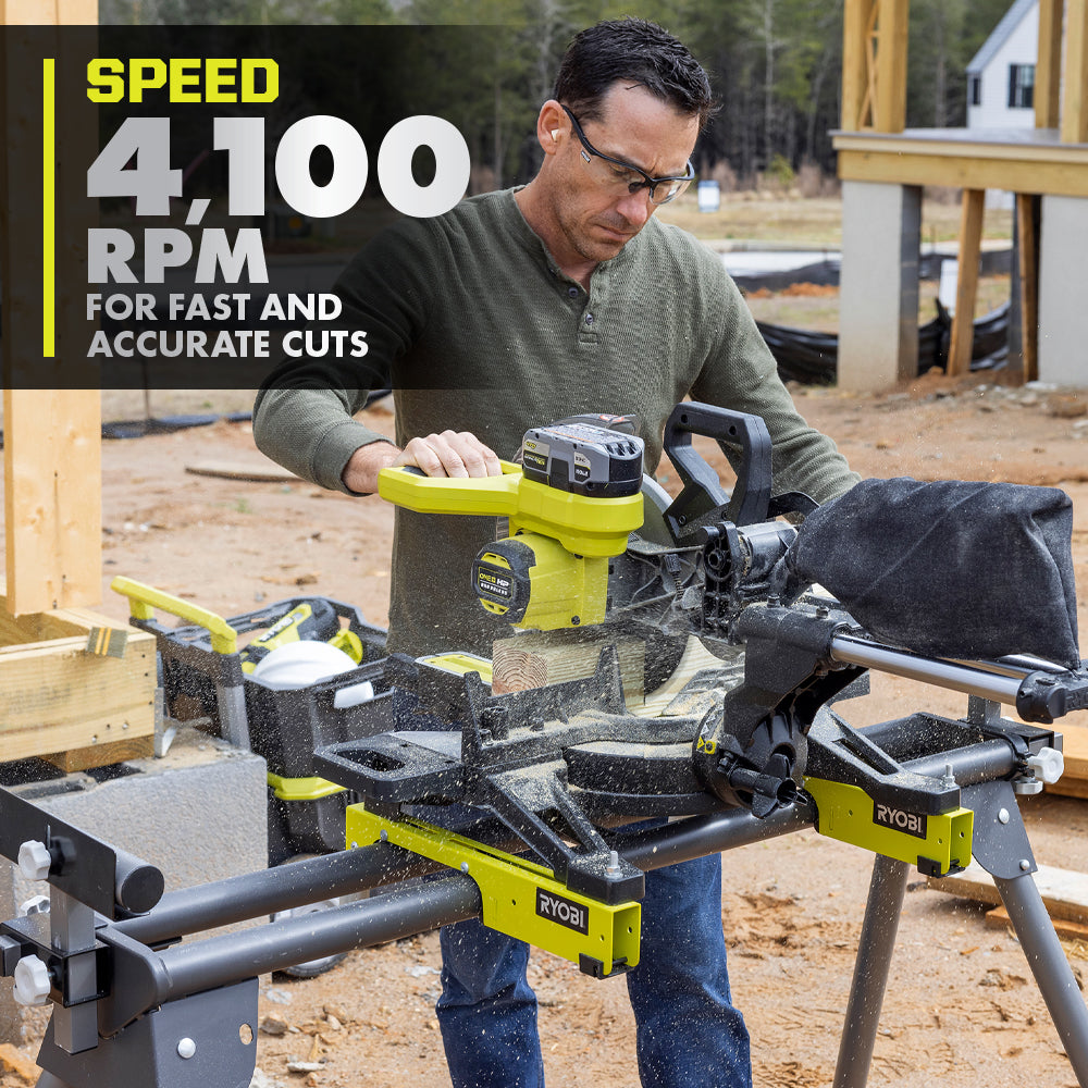 18V ONE+ HP BRUSHLESS 10" SLIDING COMPOUND MITER SAW KIT Image 5