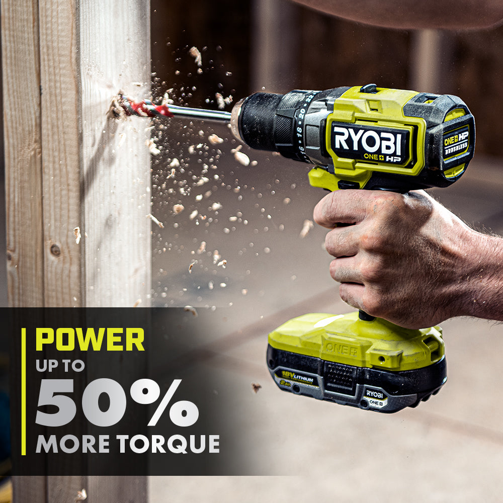 18V ONE+ HP Brushless 1/2" Drill/Driver Kit Image 2