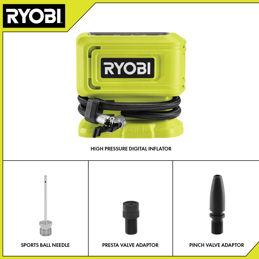18V ONE+ HIGH PRESSURE DIGITAL INFLATOR Image 2