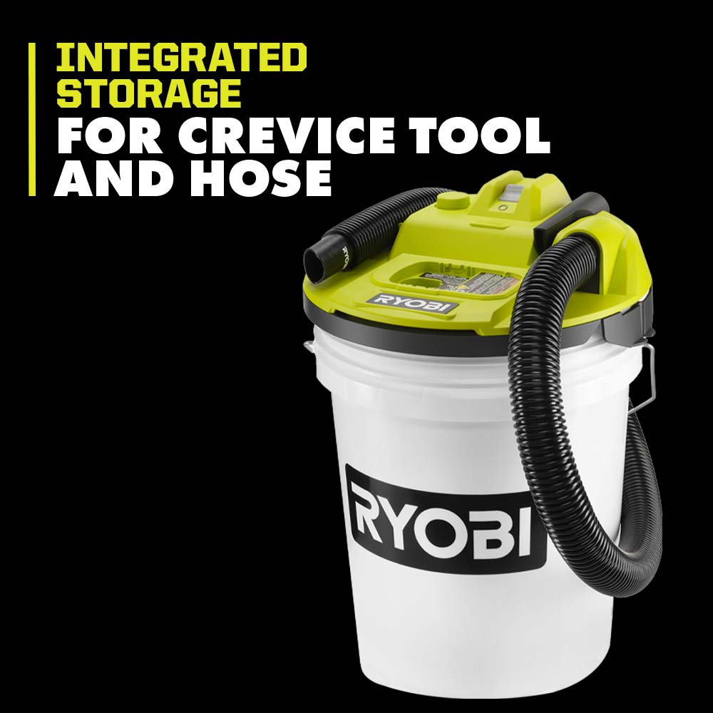 18V ONE+ BUCKET TOP WET/DRY VACUUM KIT Image 7