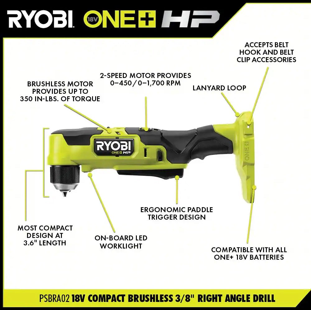 18V ONE+ HP Compact Brushless 6-Tool Combo Kit Image 6