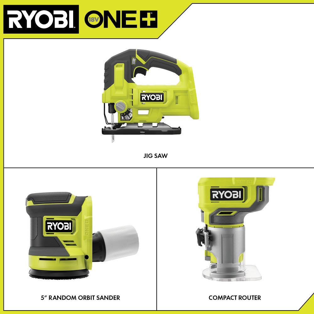 18V ONE+ 3-Tool Combo Image 2
