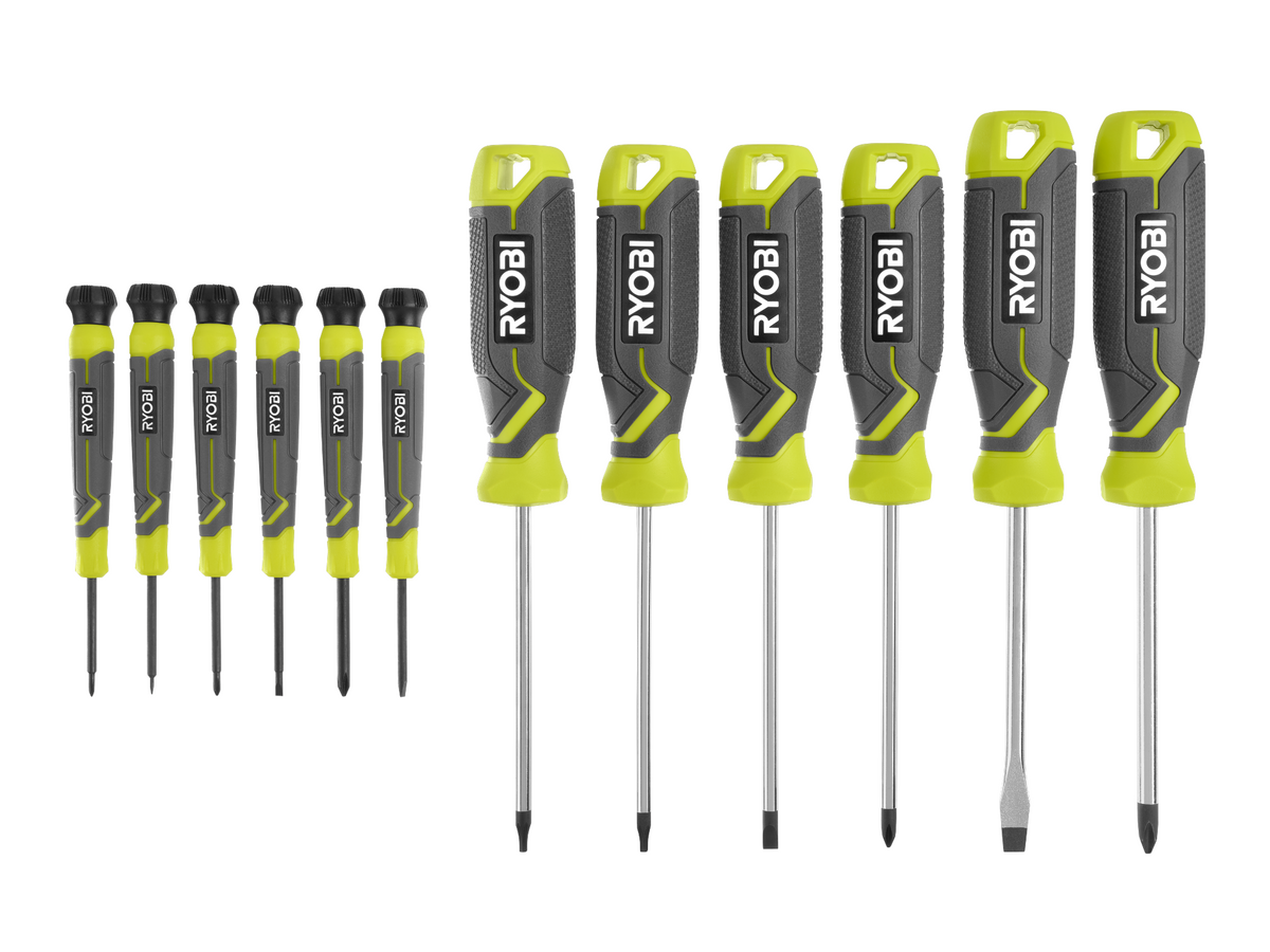 Screwdriver Set (12-Piece) with Cushion Grip Handles Image 8