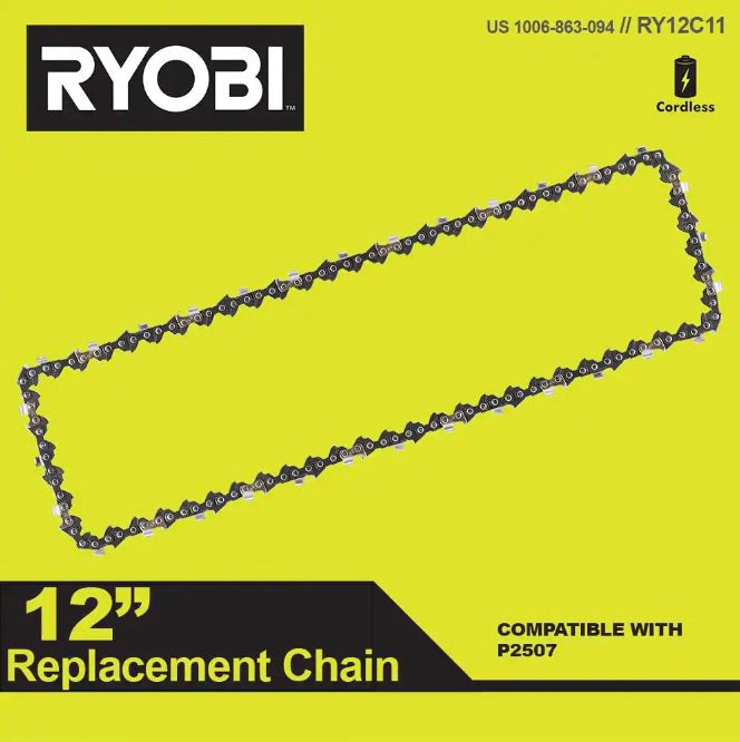 12" .043 GAUGE REPLACEMENT CHAINSAW CHAIN, 64 LINKS Image 2