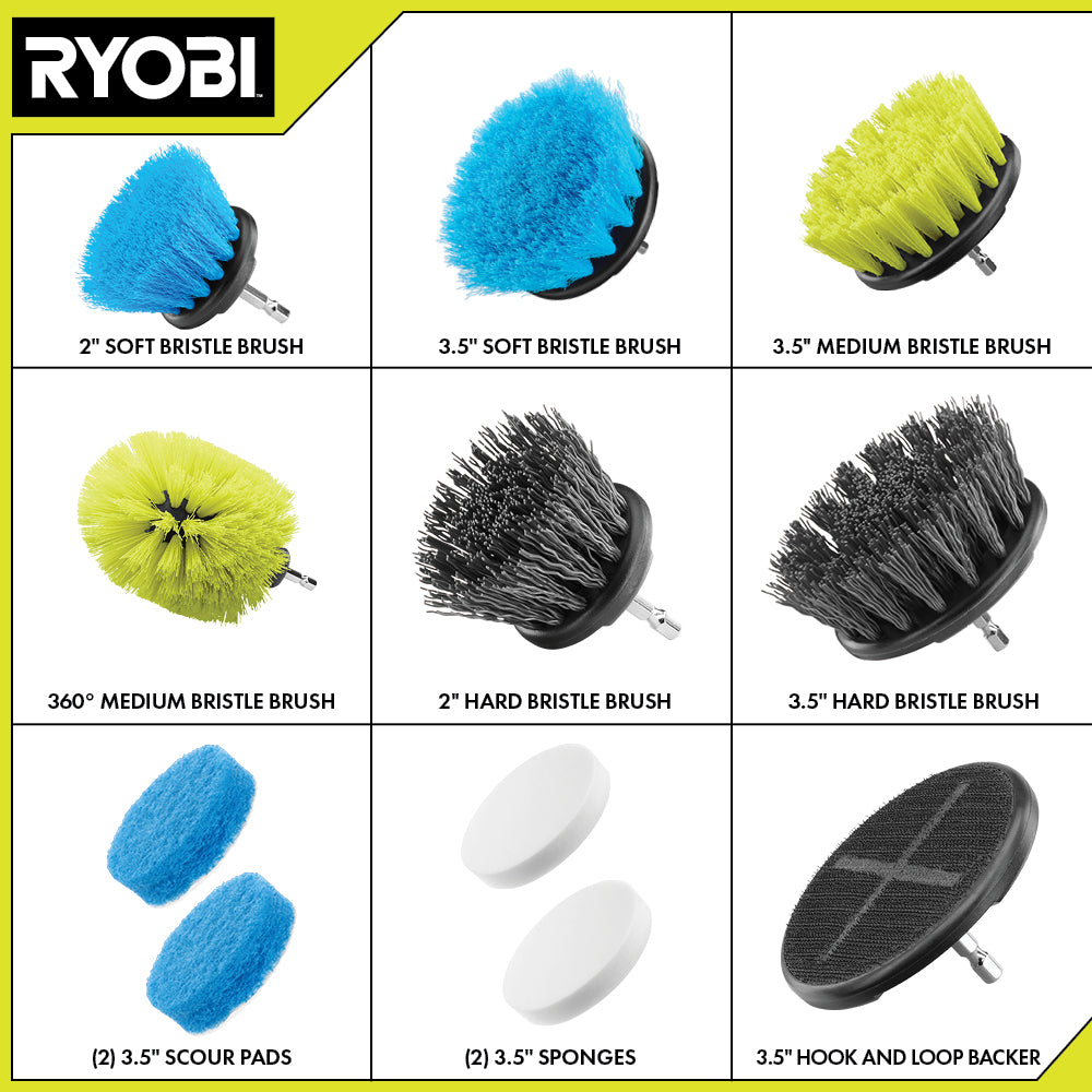 11 PC. SCRUBBER ACCESSORY KIT Image 2