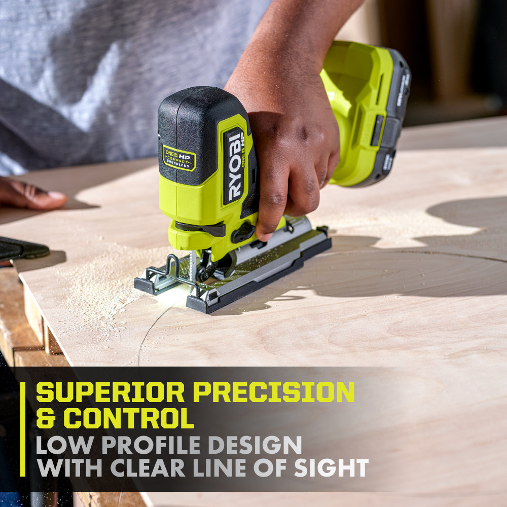 18V ONE+ HP COMPACT BRUSHLESS BARREL GRIP JIG SAW KIT Image 6