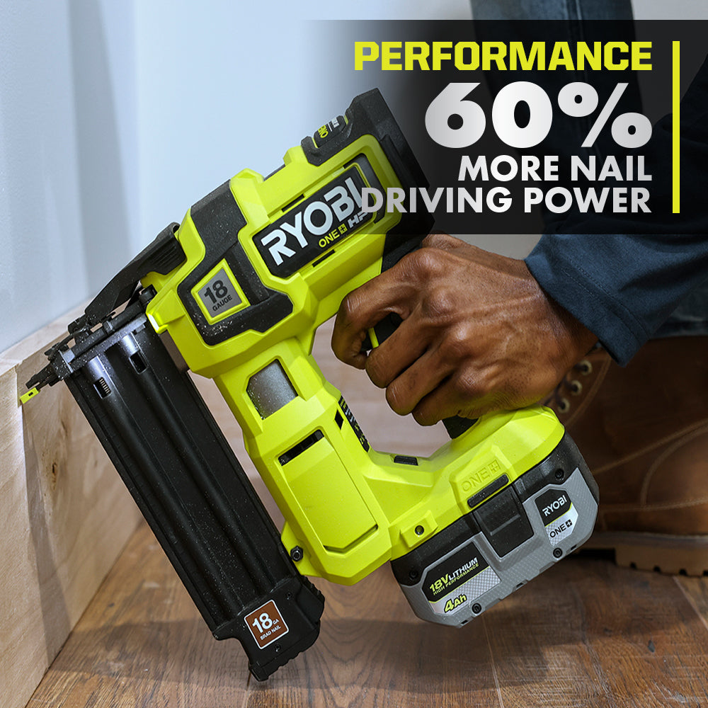 18V ONE+ HP BRUSHLESS AIRSTRIKE 18GA BRAD NAILER Image 3