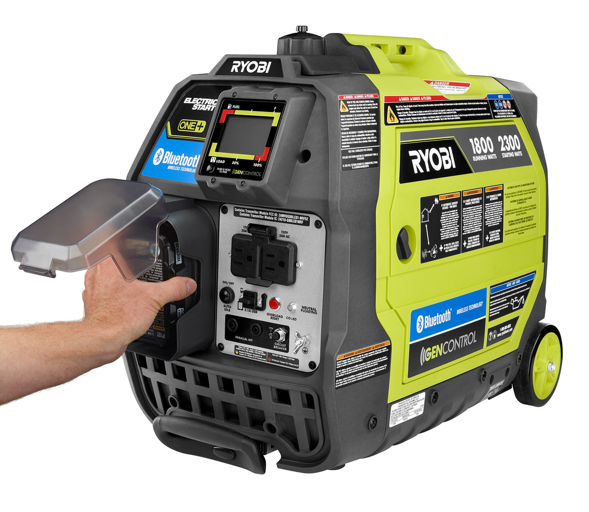 2300-Watt Bluetooth Inverter Generator with 18V ONE+ Electric Start Image 5