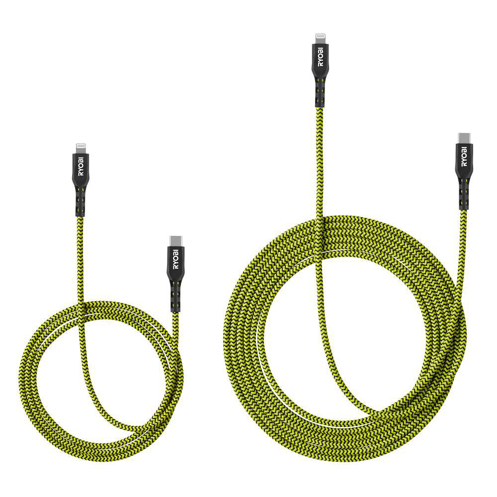 4' & 10' USB-C to Lightning Cables