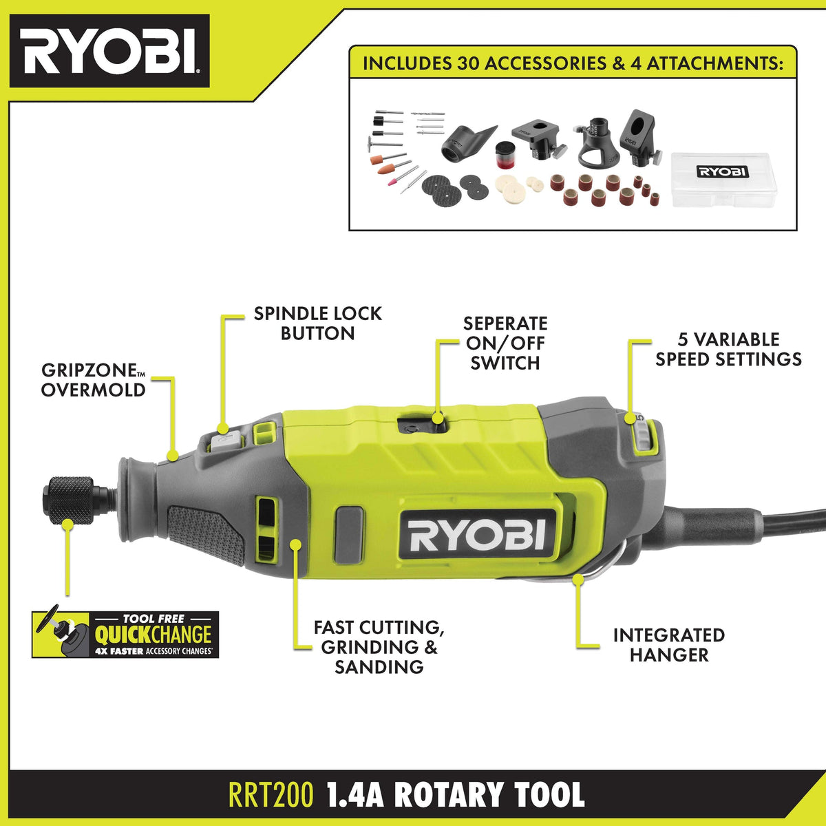 1.4 Amp Rotary Tool Image 2
