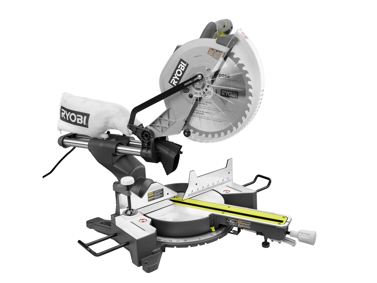 Ryobi 12" Sliding Compound Miter saw with LED image