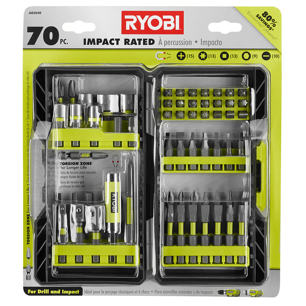 RYOBI 70PC IMPACT DRIVING KIT Image 2