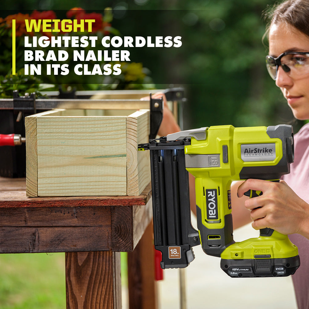 18V ONE+ AIRSTRIKE 18GA BRAD NAILER KIT Image 5