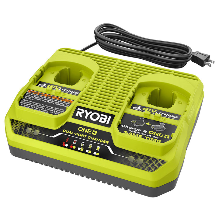 18V ONE+ Dual-Port Simultaneous Charger