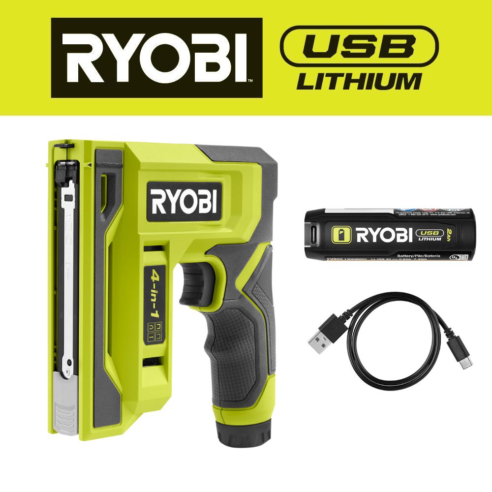 USB LITHIUM 4-IN-1 STAPLER NAILER KIT image 1