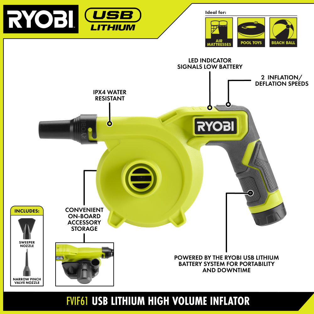 USB LITHIUM HIGH VOLUME INFLATOR KIT Image 2